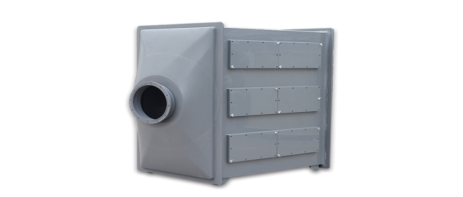 抽屜式活性炭吸附箱內(nèi)氣體流向